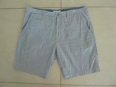 Mens TRENERY Shorts: Blue/white. 100% Cotton. Size 36. Gently used